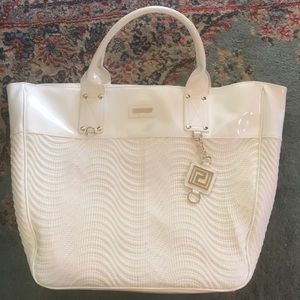 Versace parfums cacoon summer white tote